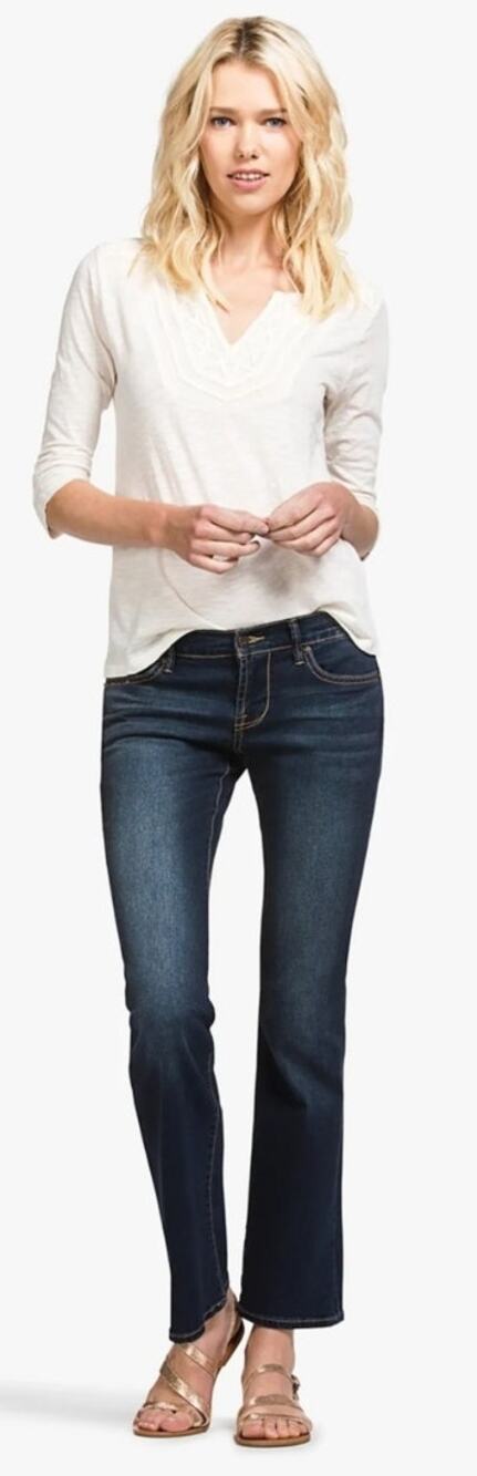 Lucky Brand Women 8/29 Dark Wash "Sweet N Low" Cotton Stretch Denim Jeans